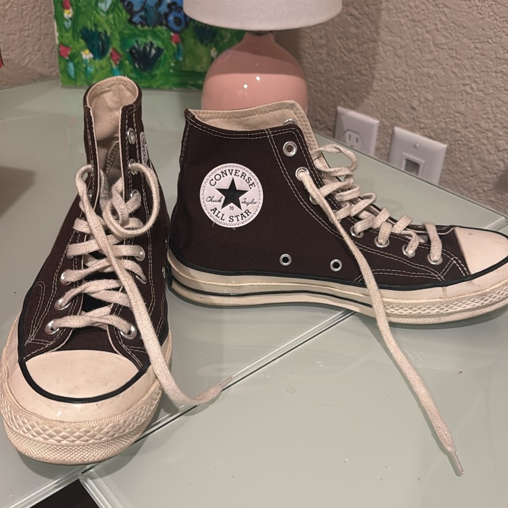 Brown Chuck Taylor 70 Hightop Converse - Picture 2 of 2